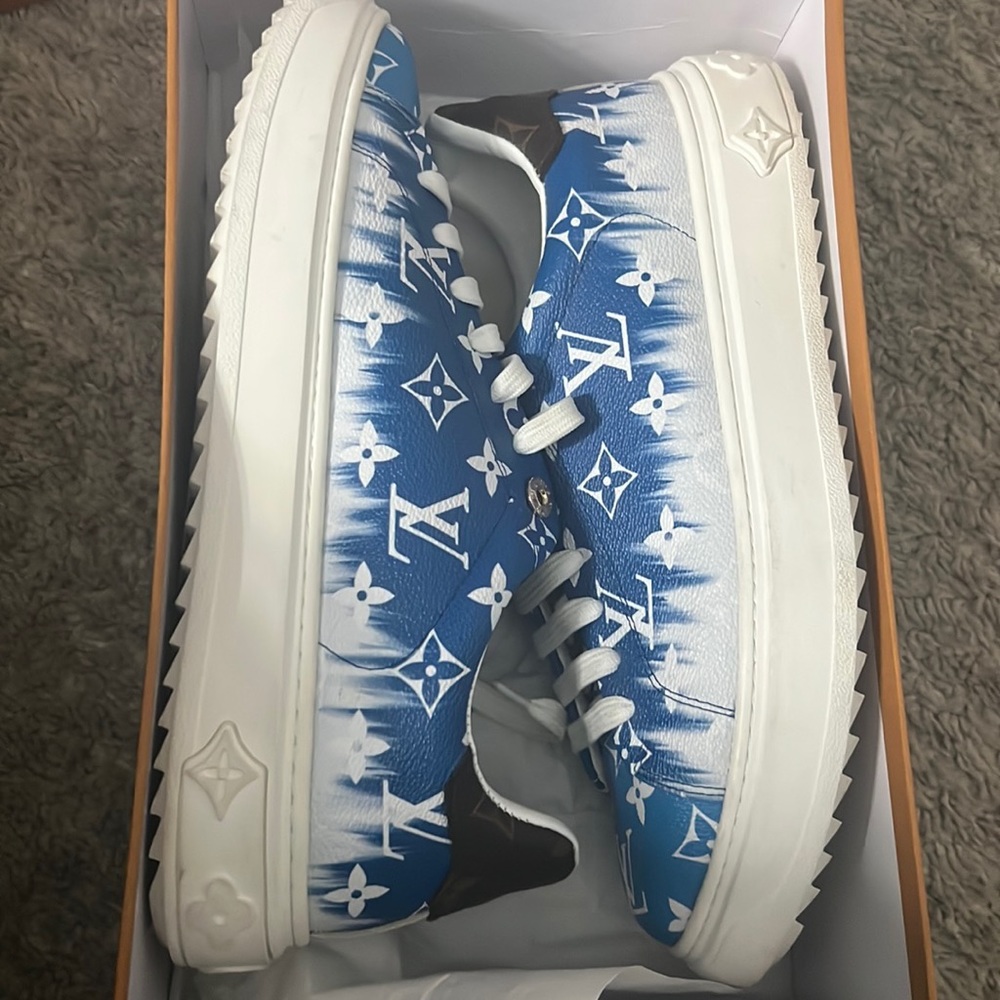 LV unisex blue sneakers